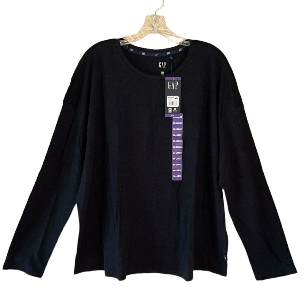 NEW Gap Black Long Sleeve Tee